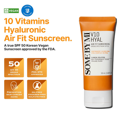 Somebymi - V10 Hyal Air Fit Sunscreen SPF50