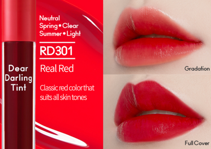 Etude - Dear Darling Water Gel Tint RD302 Dracula Red 2021